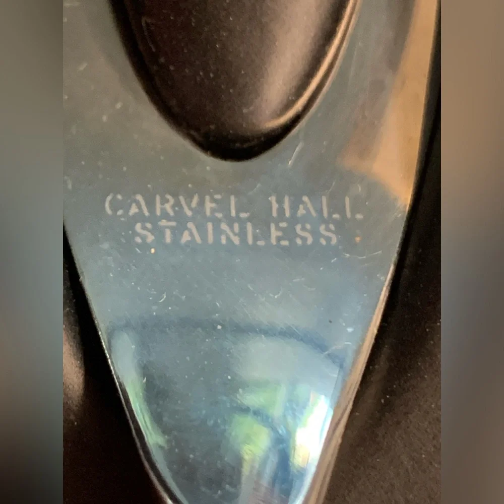 🍽️✨ Vintage 1960s Chas. D. Briddell Carvel Hall Stainless Steel Carving Set ✨🍽